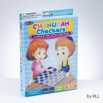 Rite Lite Games Chanukah Checkers Game