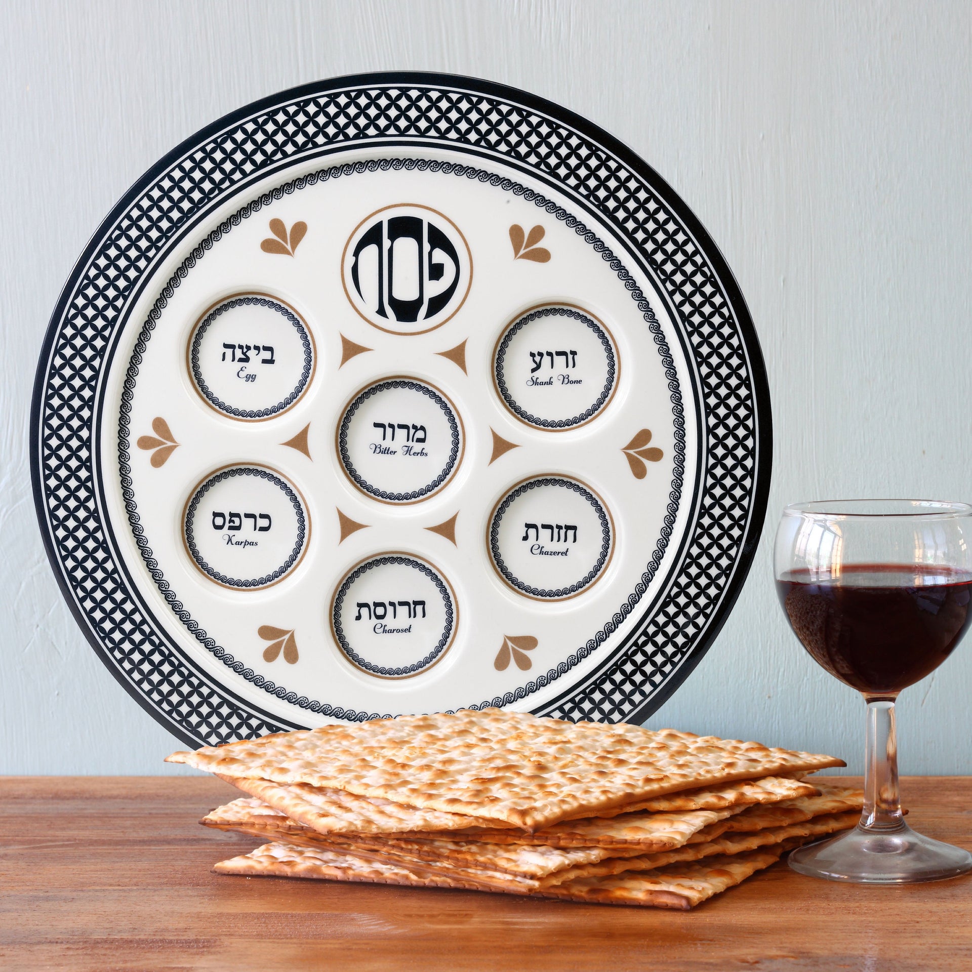 Rite Lite Seder Plates Singles Seder Traditions Melamine Seder Plate