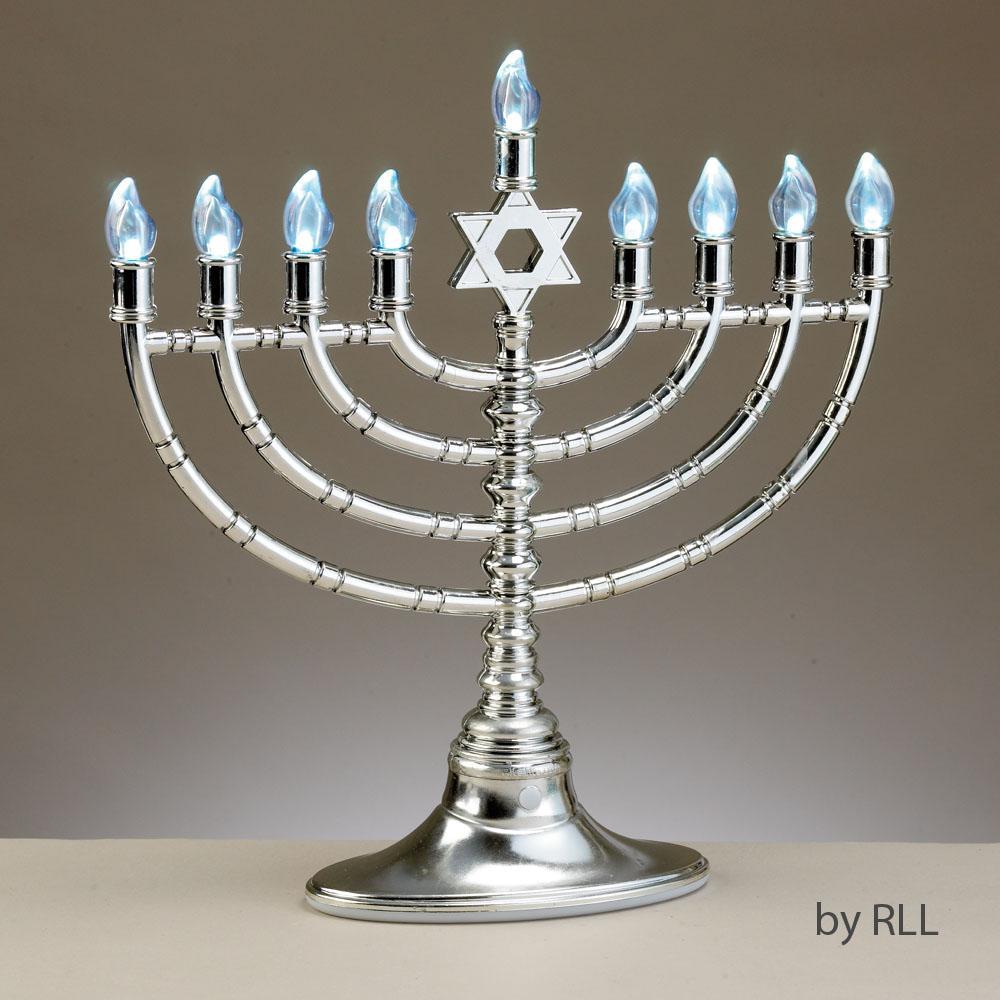 Rite Lite Menorah Default Silvertone Electric LED Menorah