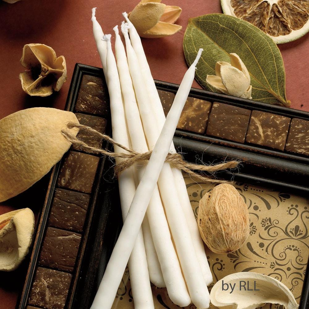 Rite Lite - Beeswax Hanukkah Candles - White - ModernTribe