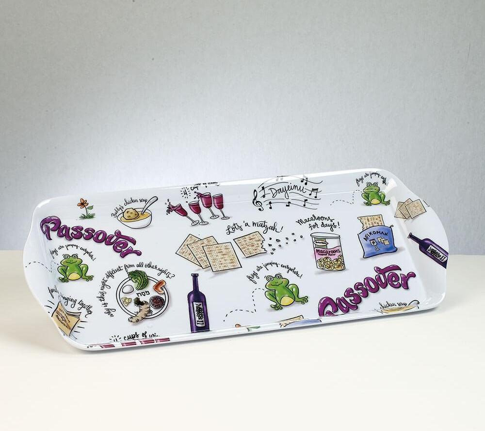 Rite Lite - Passover Potpourri Rectangle Melamine Tray - ModernTribe