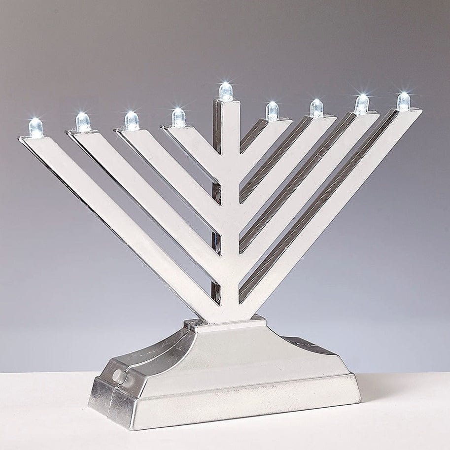 Rite Lite - Rambam Style "Go Menorah"™ - Silver - ModernTribe