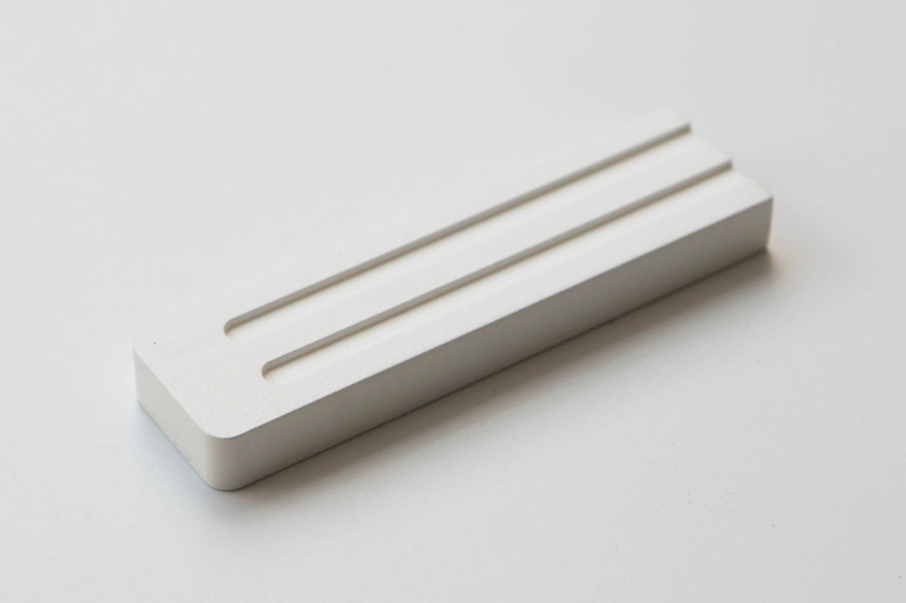 JUDA TLV - White Aluminum Mezuzah Case by JUDA TLV - ModernTribe