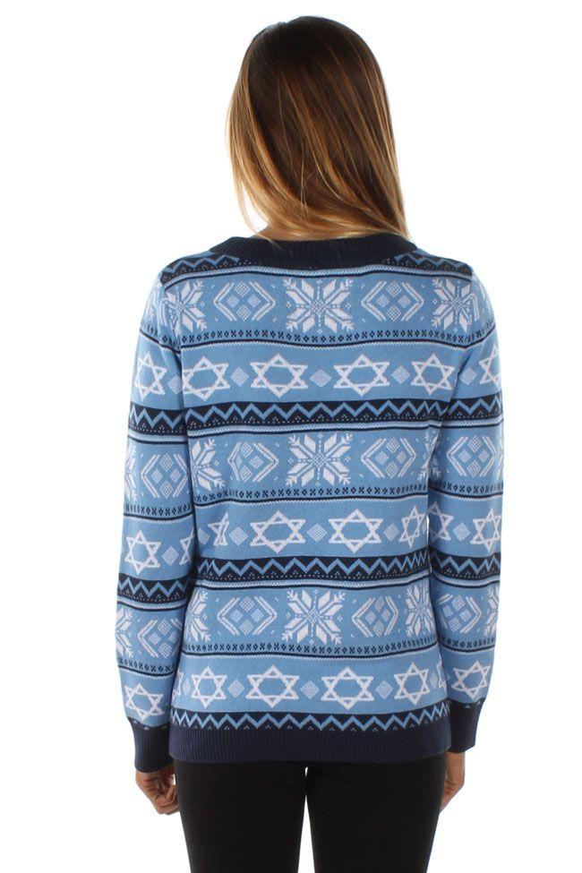Tipsy Elves - Women's The Night Before Hanukkah Sweater - by Tipsy Elves - ModernTribe
