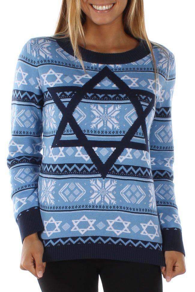 Tipsy Elves - Women's The Night Before Hanukkah Sweater - by Tipsy Elves - ModernTribe