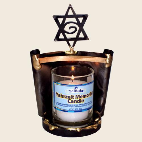 Yahrzeit Candle Holder by Gary Rosenthal