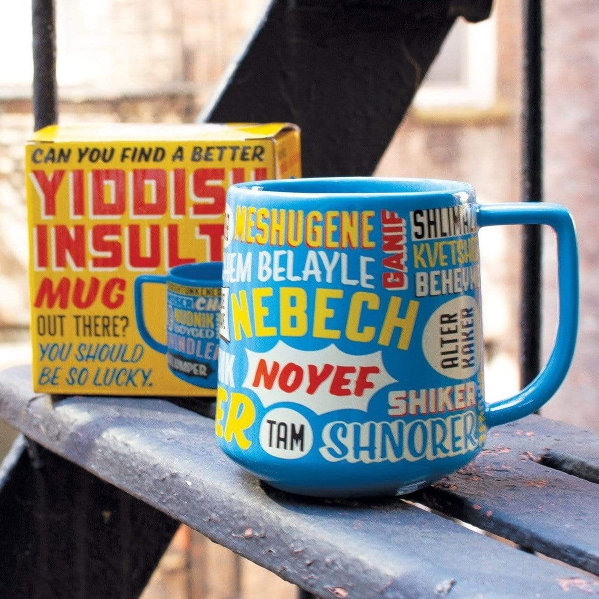 The Unemployed Philosophers Guild - Yiddish Insults Mug - ModernTribe