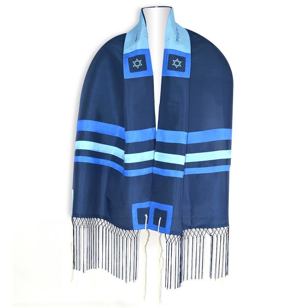 Zion Tallis - Blue Israsilk Talis 3 Piece Set - ModernTribe