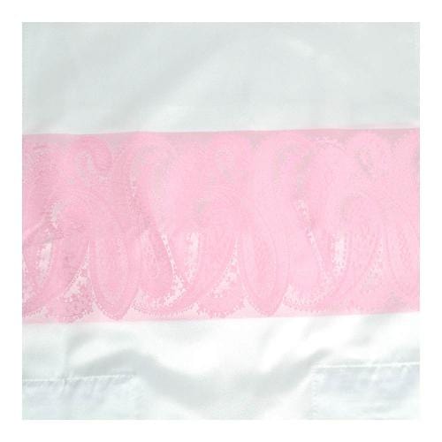 Zion Tallis Tallises White and Pink Paisley Tallis