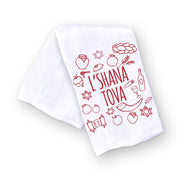 Kitchen Conversation Tea Towels L'Shana Tova Tea Towel