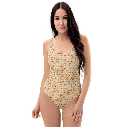 Matzah One-Piece Swimsuit - (Sizes XS - 3XL)