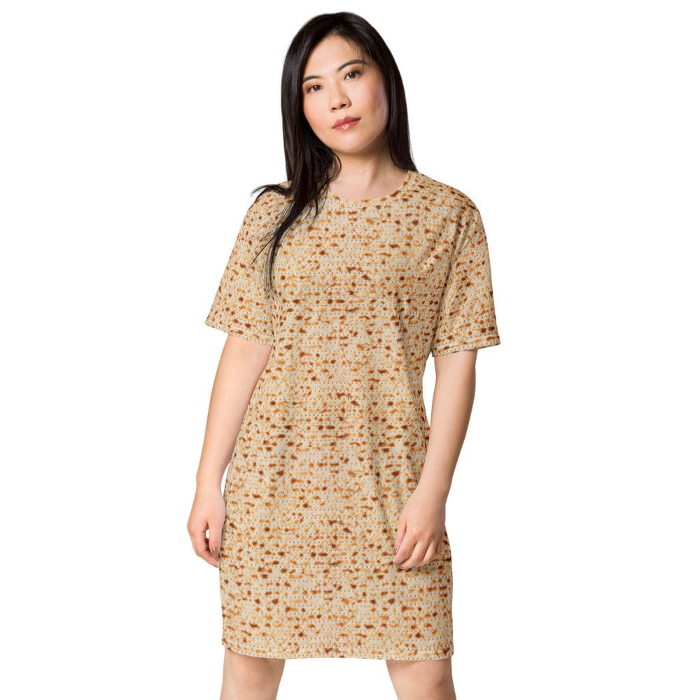 ModernTribe Apparel - Matzah T-Shirt Dress - (Sizes XXS - 6XL) - ModernTribe