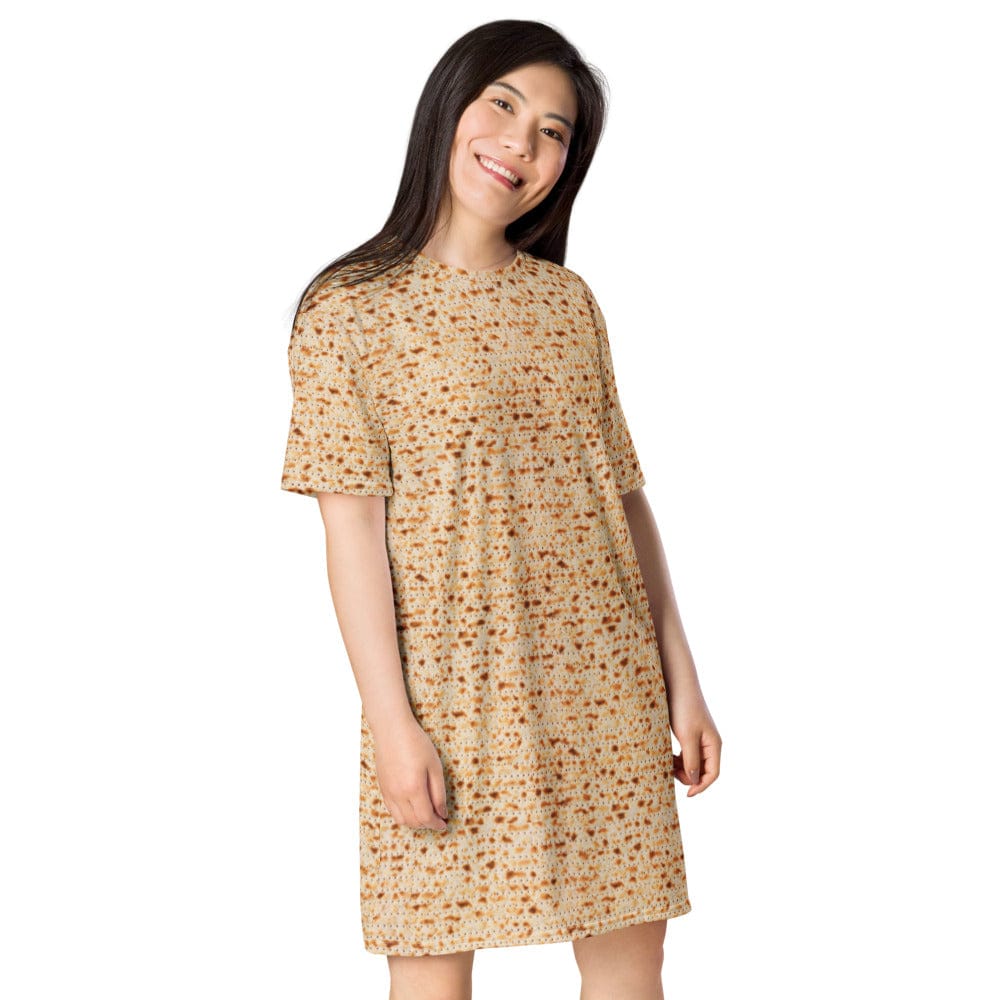 ModernTribe Apparel - Matzah T-Shirt Dress - (Sizes XXS - 6XL) - ModernTribe