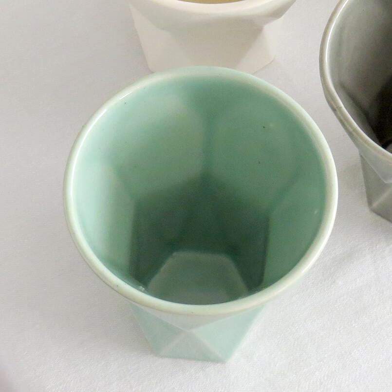 Studio Armadillo - Hexagon Aqua Shabbat Kiddush Cup - ModernTribe