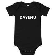 ModernTribe Black / 3-6m Dayenu Baby Short Sleeve Onesie