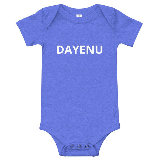 Dayenu Baby Short Sleeve Onesie - (Choice of Color)