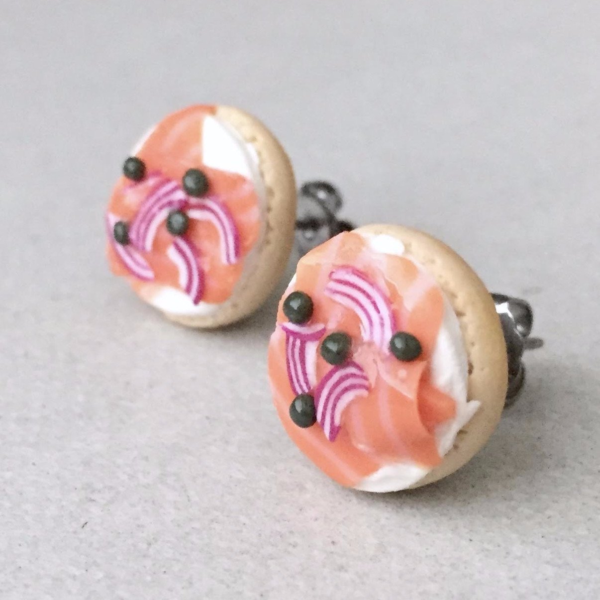 Sweet Stella - Bagel and Lox Stud Earrings - ModernTribe