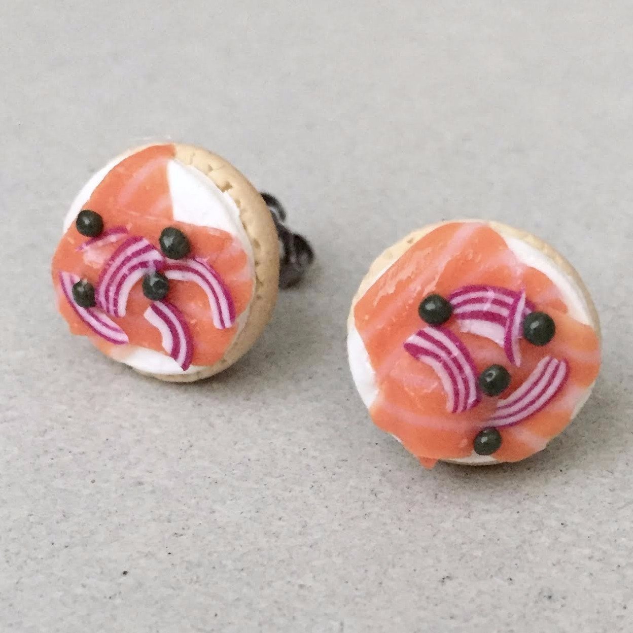 Sweet Stella - Bagel and Lox Stud Earrings - ModernTribe