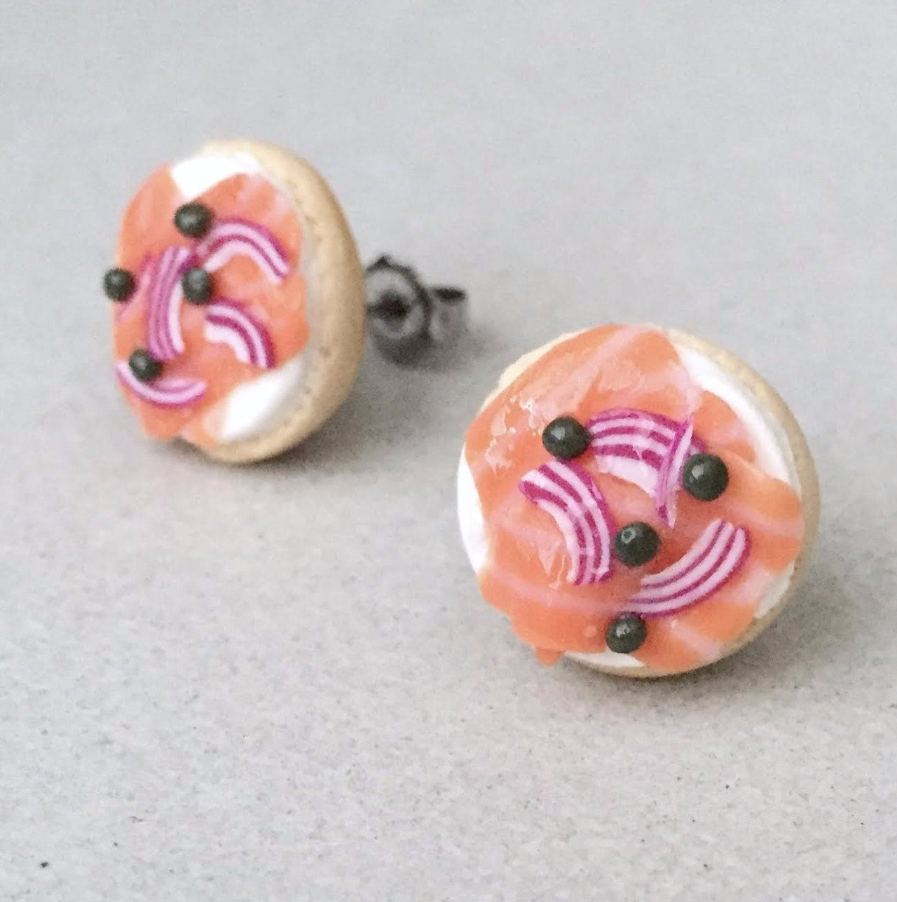 Sweet Stella - Bagel and Lox Stud Earrings - ModernTribe