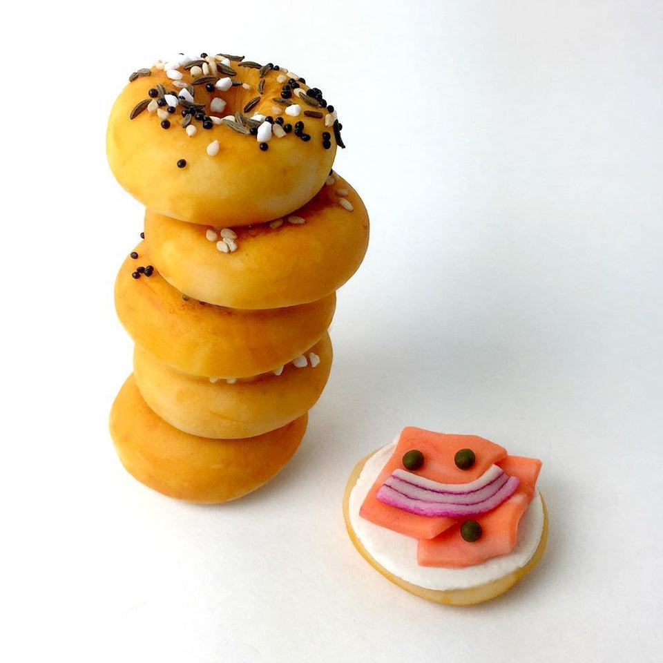 Marzipops - One Dozen Marzipan Bagels - ModernTribe