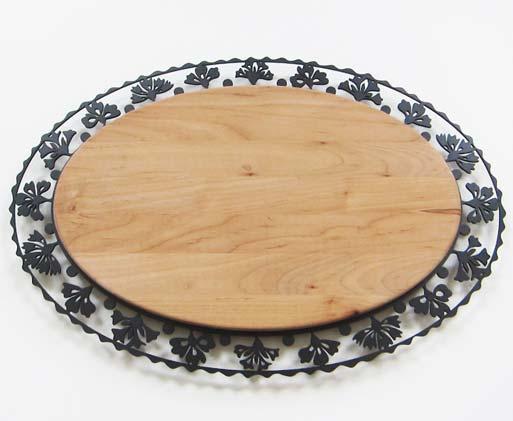 Melanie Dankowicz - Jubilant Challah Board by Melanie Dankowicz - SIlver or Black - ModernTribe