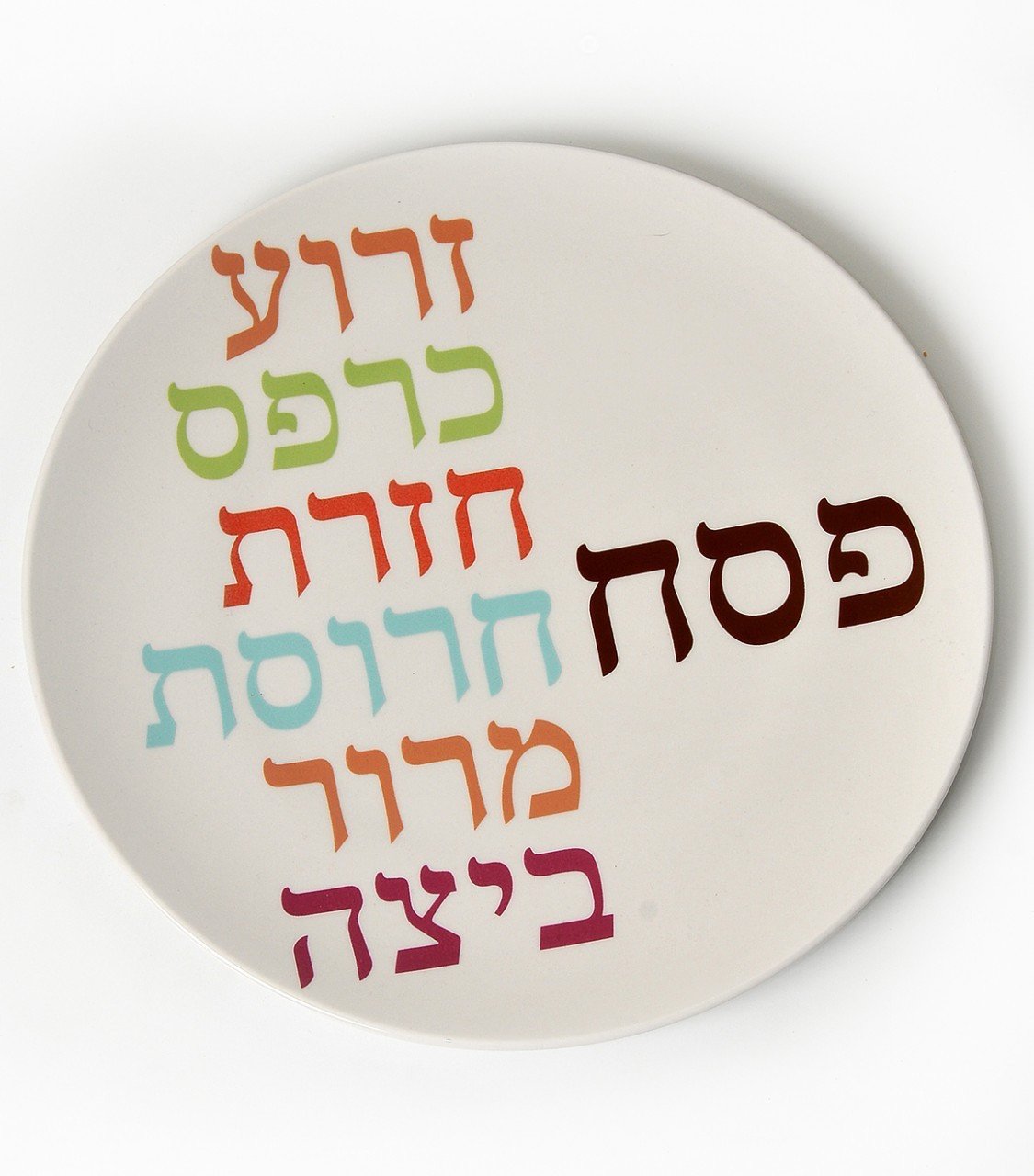 Barbara Shaw - Bold Words Seder Plate - ModernTribe