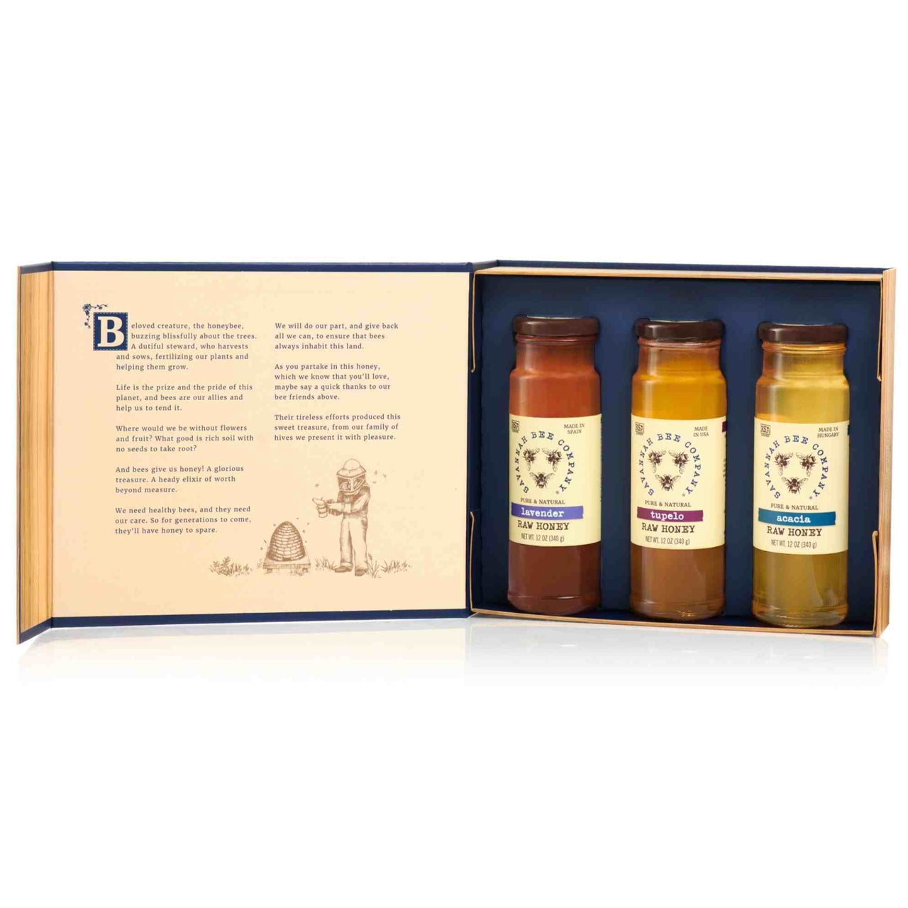 Savannah Bee Company - Good & Sweet New Year Honey Book: Lavender, Tupelo, and Acacia - ModernTribe