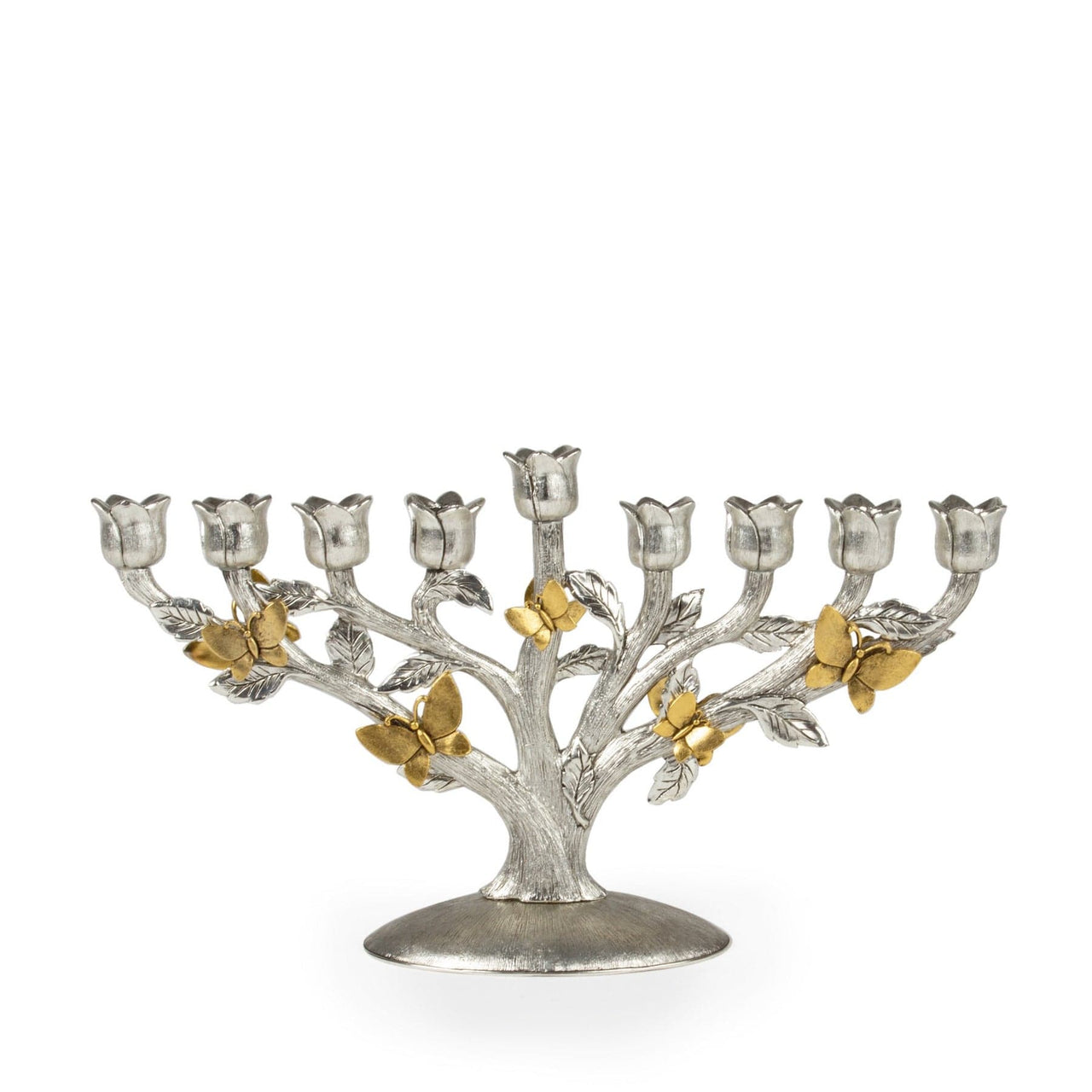 Quest - Butterfly Forest Menorah - Gold - ModernTribe