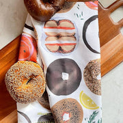 Garbella Tea Towels Yummy Bagels Tea Towel