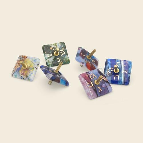 Gary Rosenthal - Small Dreidel Tops by Gary Rosenthal - Set of 6 - ModernTribe