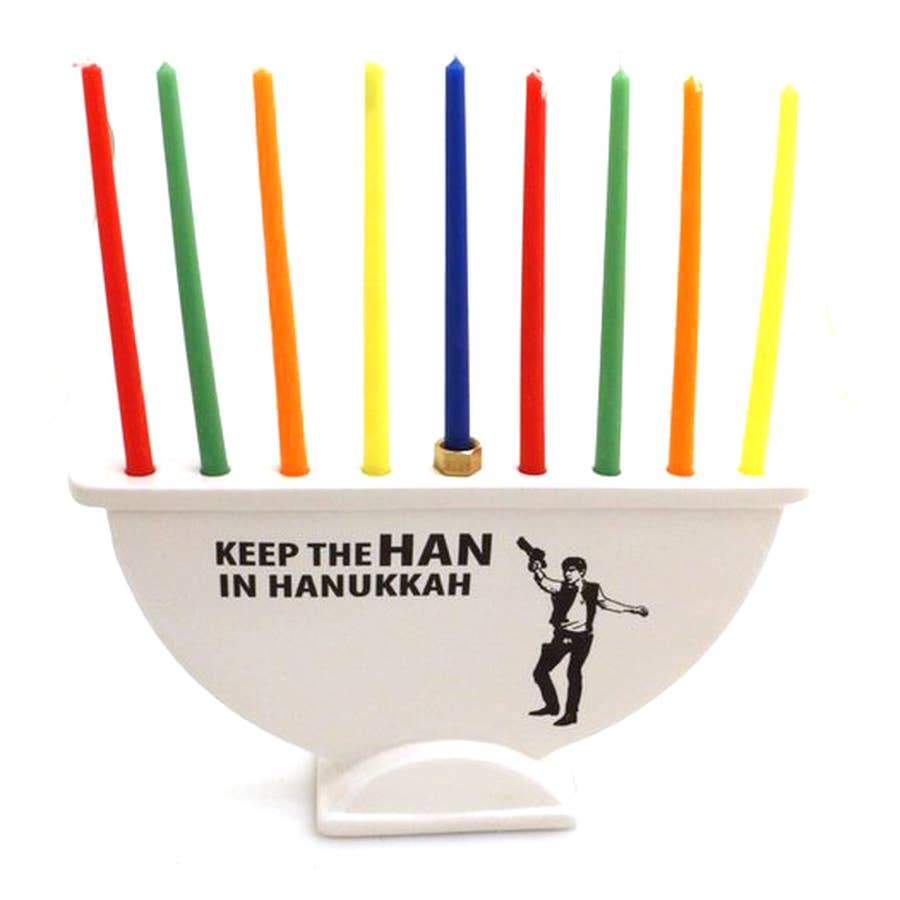 Lenny Mud - Han Solo Star Wars Menorah - ModernTribe