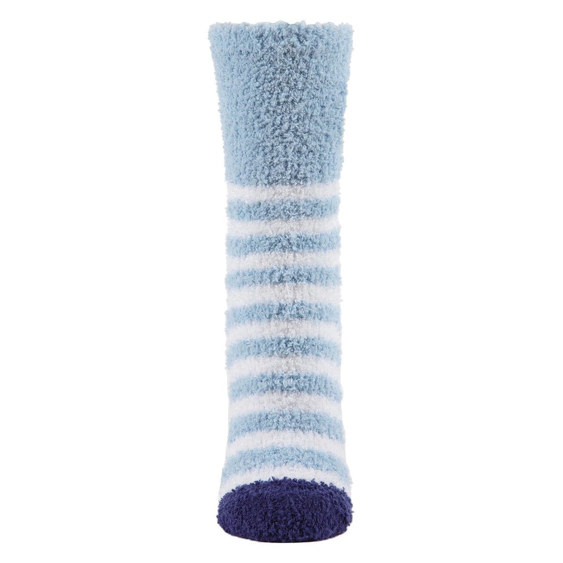 MeMoi Socks Blue / One Size Striped Dreidel Embroidery Cozy Socks