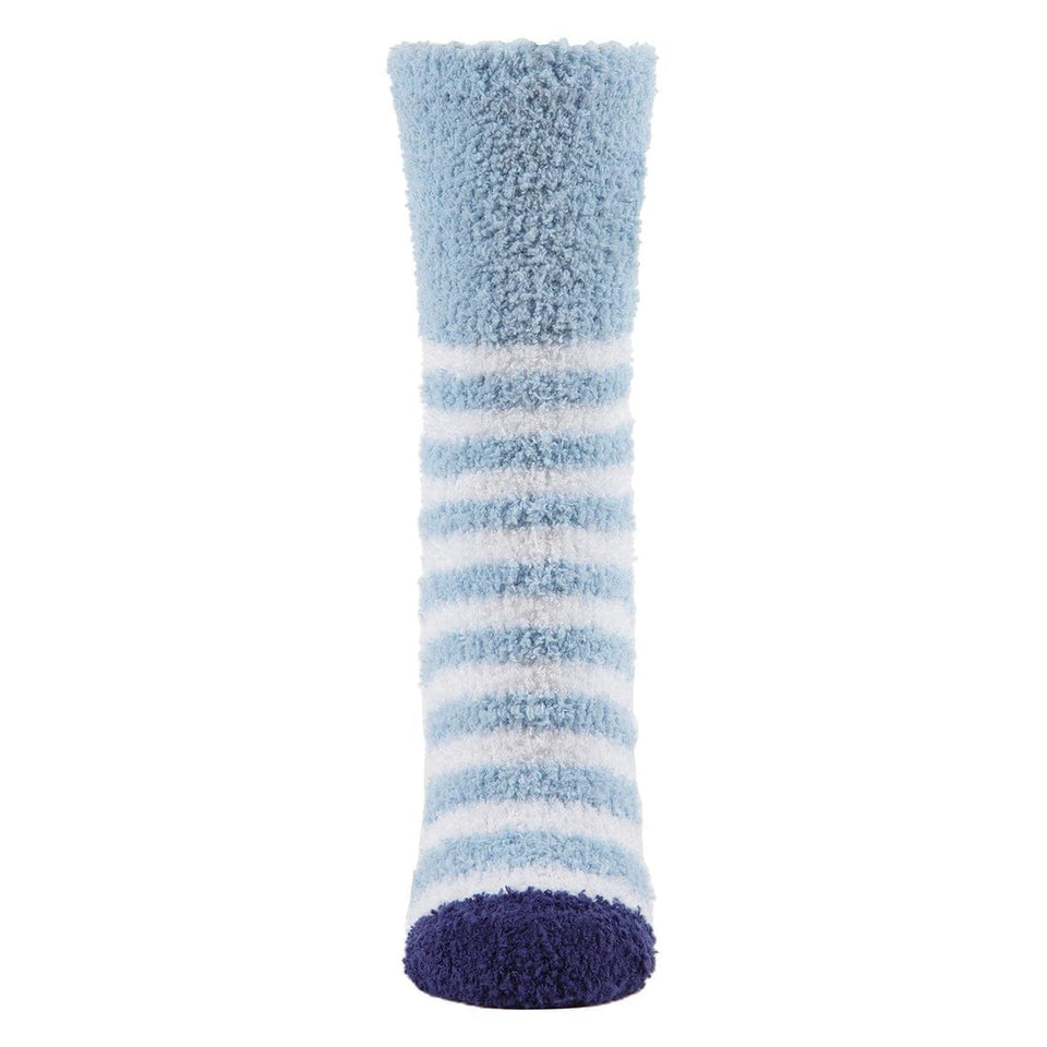 MeMoi - Striped Dreidel Embroidery Cozy Socks - ModernTribe