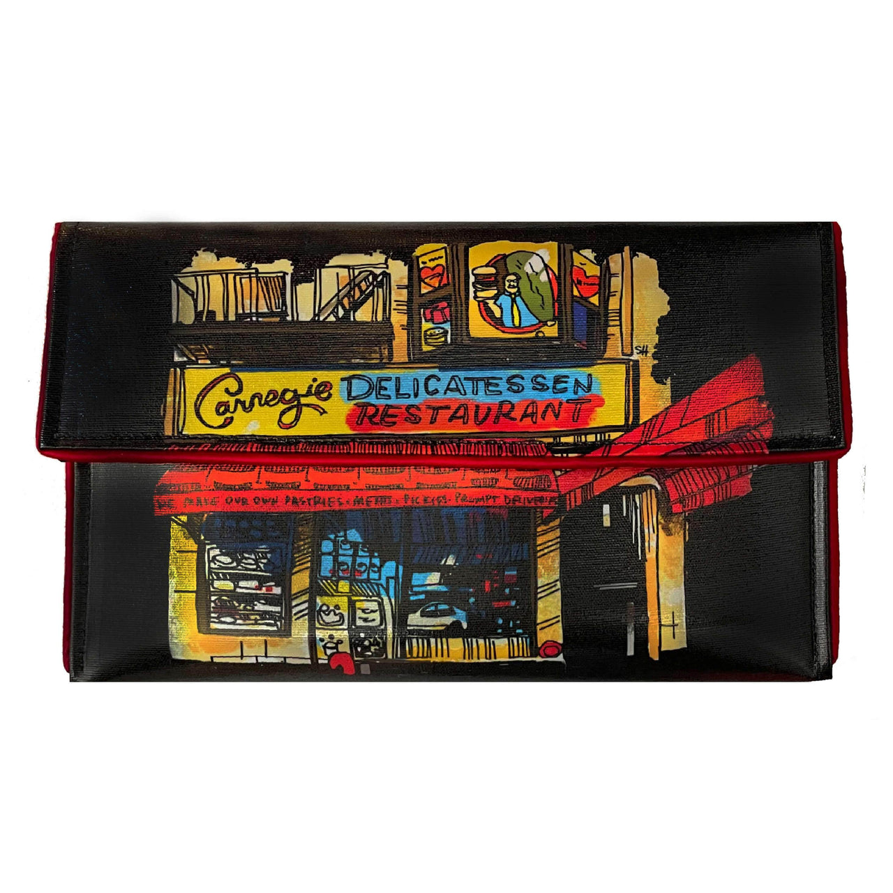 Kent Stetson - Carnegie Deli Clutch by Kent Stetson - Blue or Black - ModernTribe