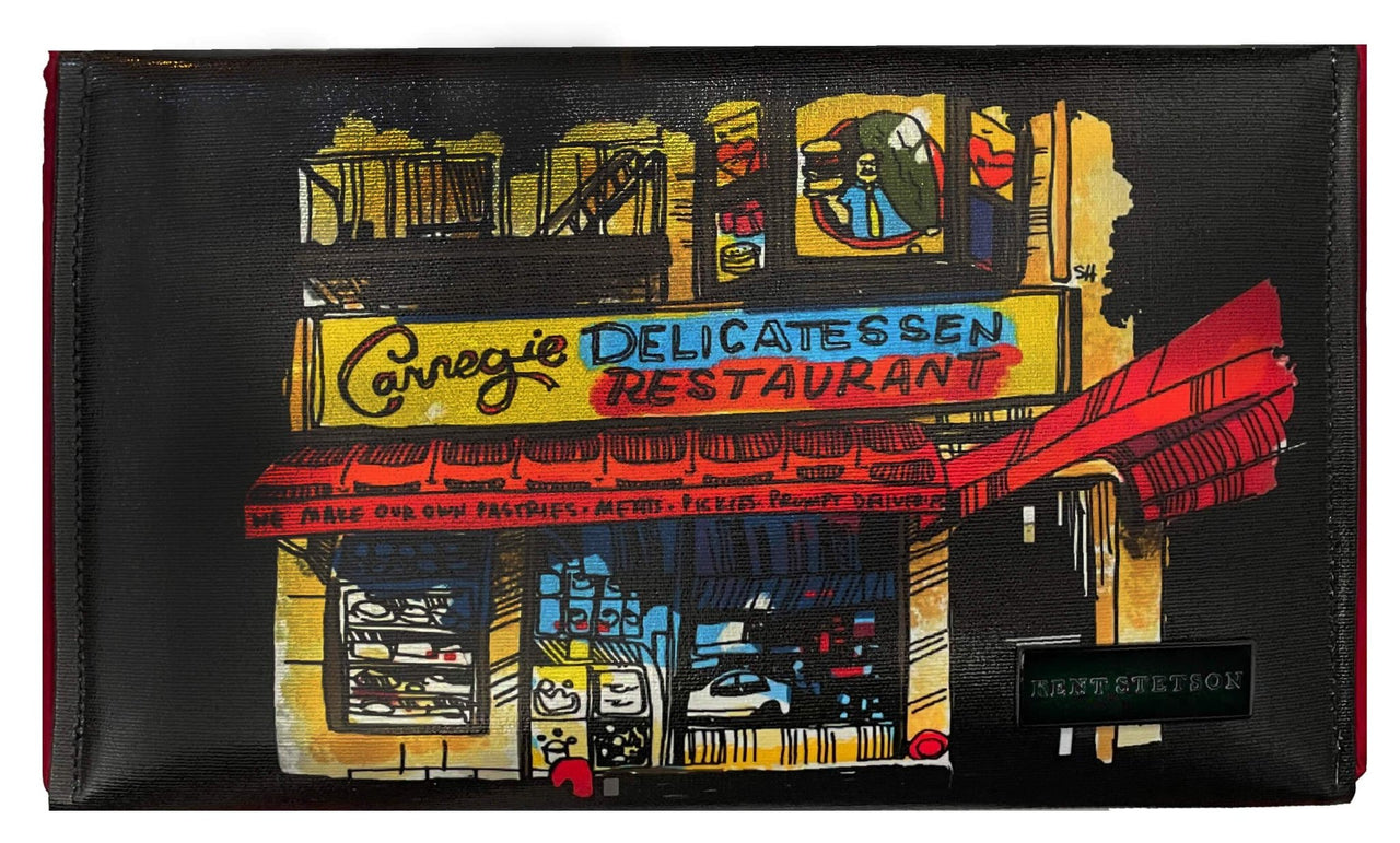 Kent Stetson - Carnegie Deli Clutch by Kent Stetson - Blue or Black - ModernTribe