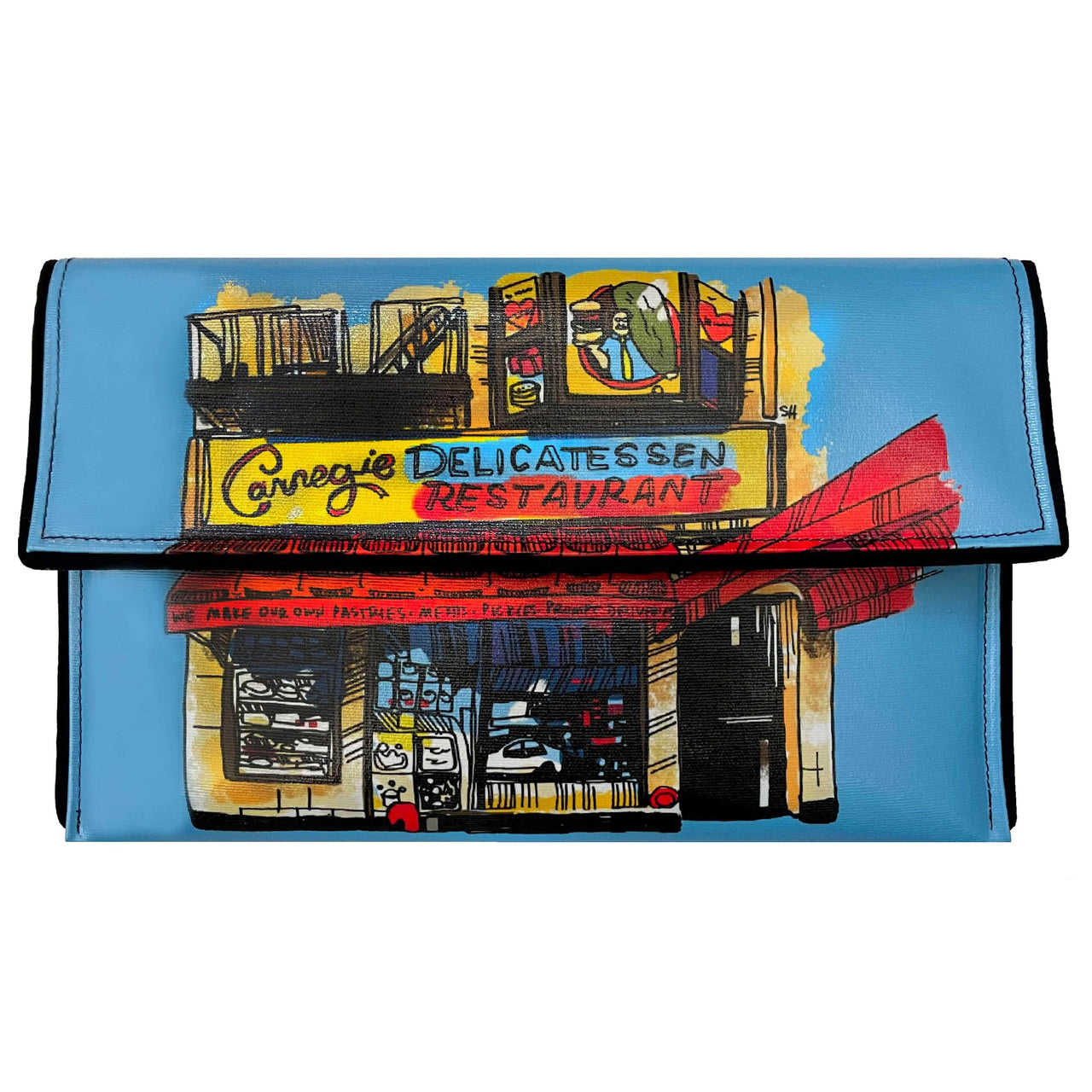 Kent Stetson - Carnegie Deli Clutch by Kent Stetson - Blue or Black - ModernTribe