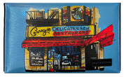 Kent Stetson Handbag Carnegie Deli Clutch by Kent Stetson - Blue or Black