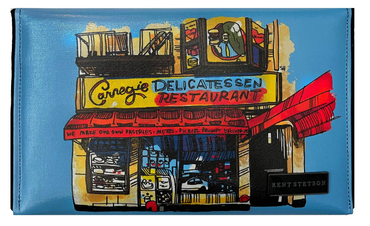 Kent Stetson - Carnegie Deli Clutch by Kent Stetson - Blue or Black - ModernTribe