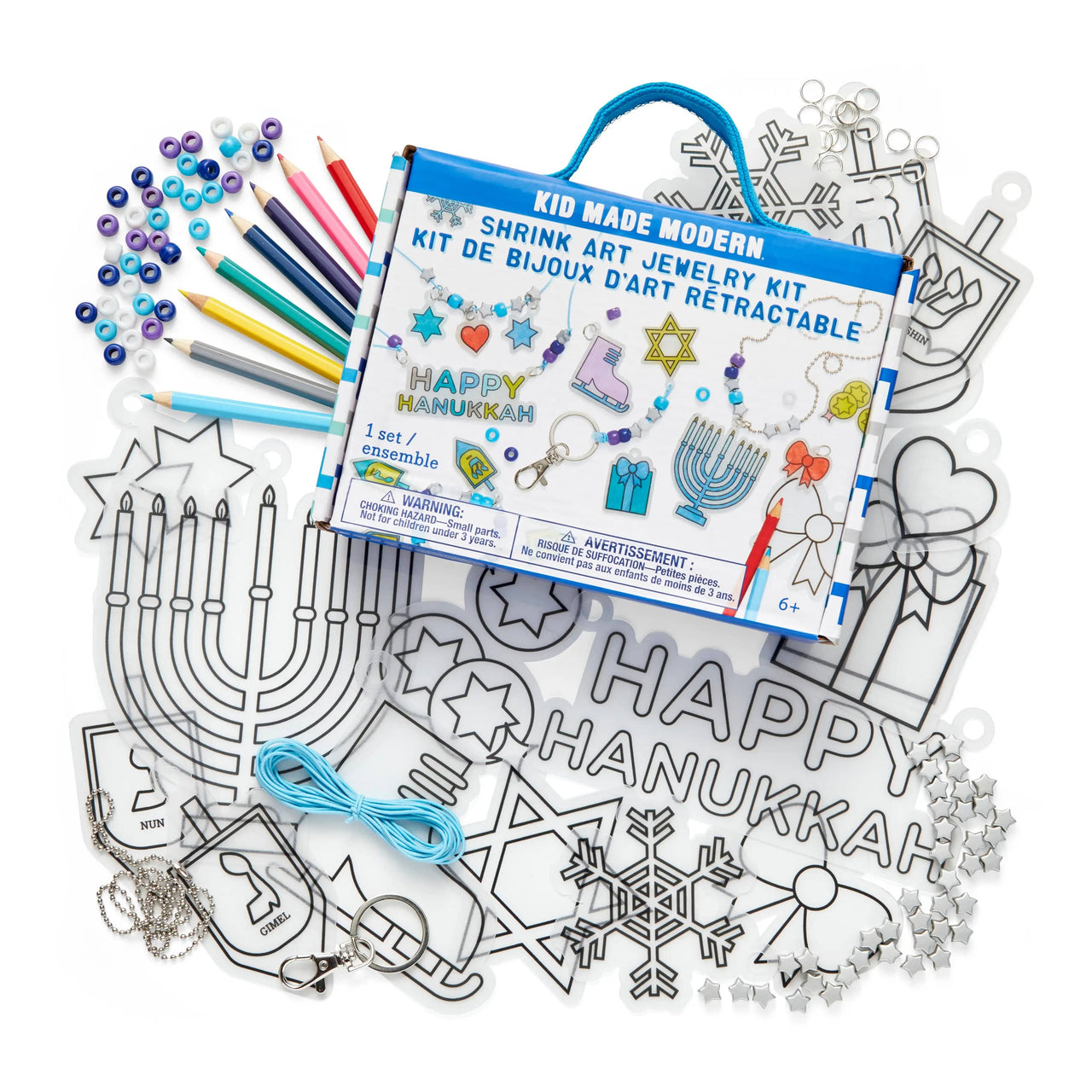 Kid Made Modern - Hanukkah Shrink Art Jewelry Kit - ModernTribe