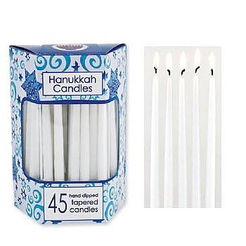 Aviv Judaica - White Hanukkah Candles - ModernTribe