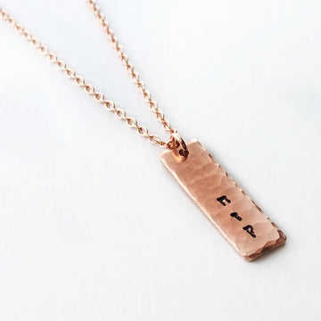 Everything Beautiful Necklaces Copper Strong - Chazaq - Hammered Copper Necklace