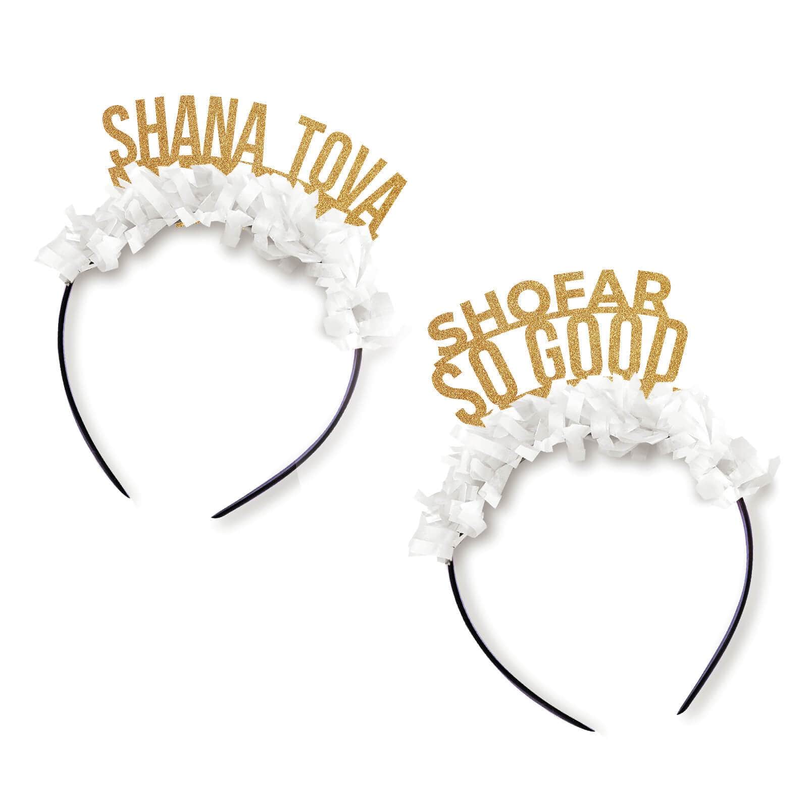 Festive Gal Headbands Rosh Hashanah Headbands - Shofar So Good or Shana Tova