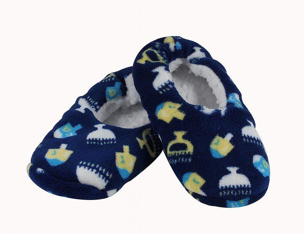 Aviv Judaica - Hanukkah Snuggle Slippers - Kids and Adult Sizes - ModernTribe