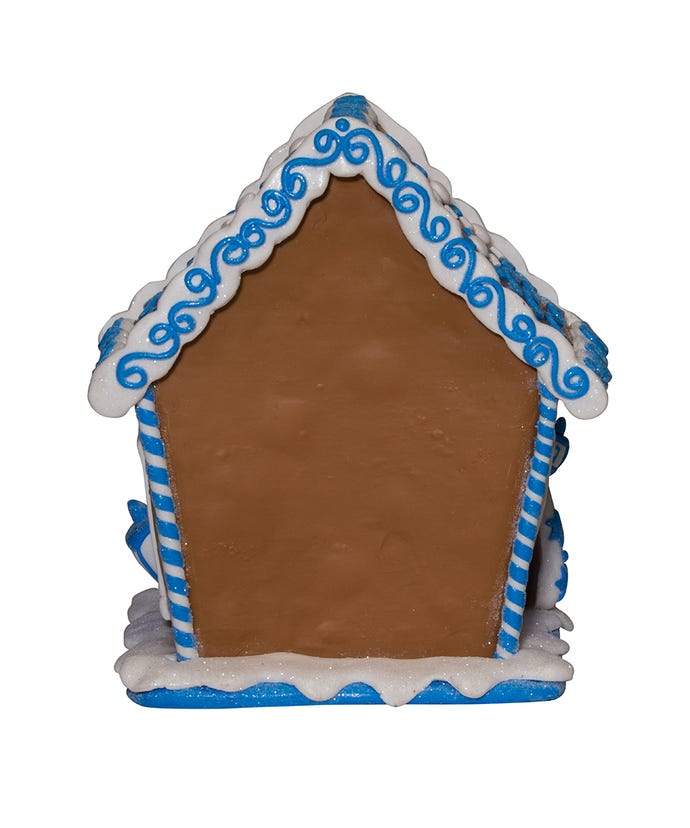 Kurt S. Adler, Inc. - Gingerbread LED Hanukkah House Table Piece - ModernTribe