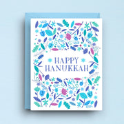 Nicole Marie Paperie Cards Happy Hanukkah Holiday Card - Boxed Set of 6