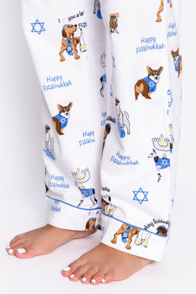 Hanukkah pajamas pink