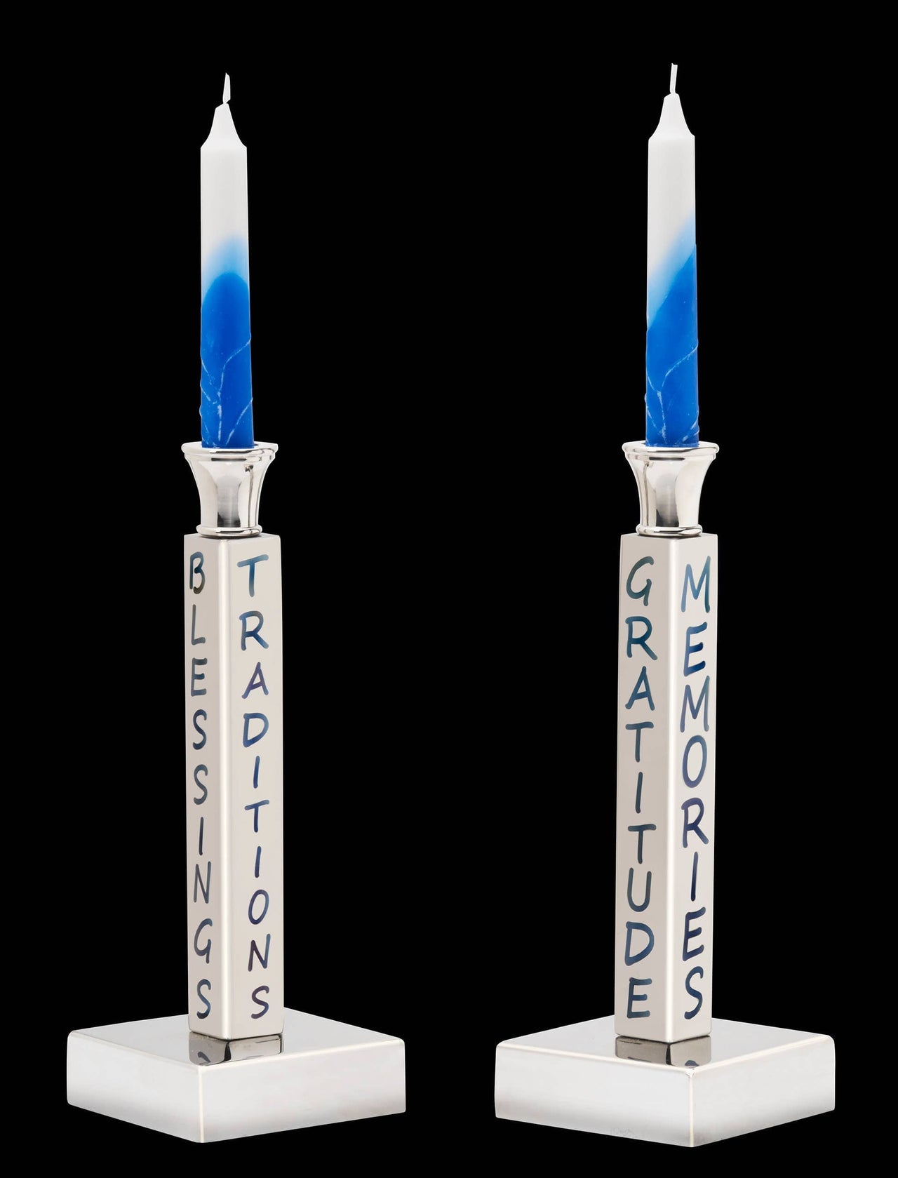 Inspired Generations - Peace, Love & Shabbat Candlesticks - ModernTribe