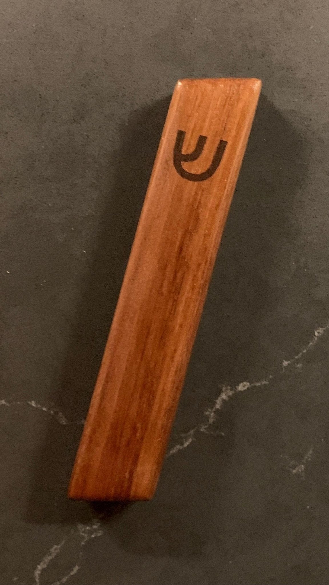 The Knotty Dane - Modern Hardwood Mezuzah - Black Walnut - ModernTribe