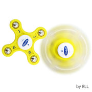 Rite Lite Toy Yellow Dreidel Fidget Spinner - Blue, Yellow or White