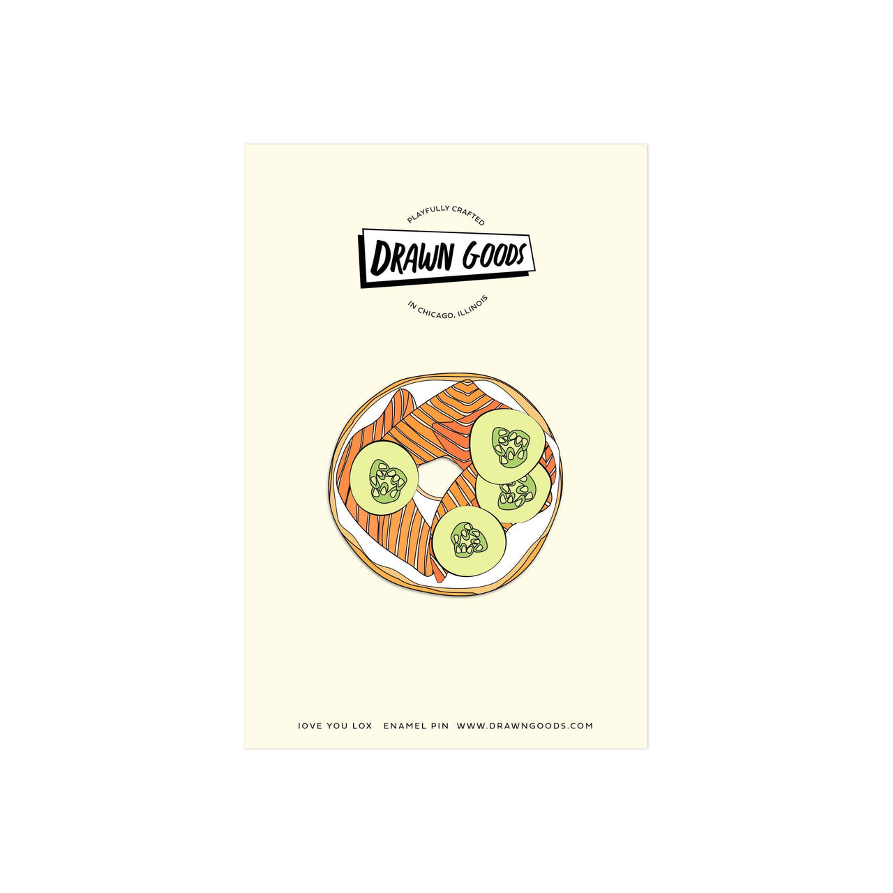 Drawn Goods - Lox of Love Pin - ModernTribe